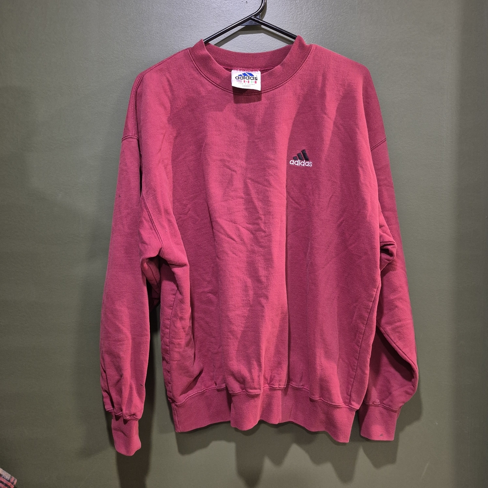 Vintage Adidas Red Sweater